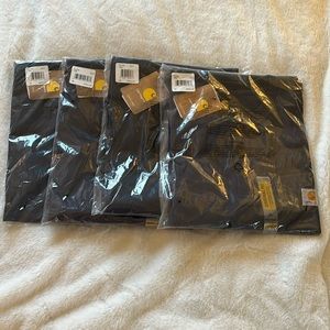 Carhartt Originally Fit Short Sleeve Henley style Navy Blue size XL shirt